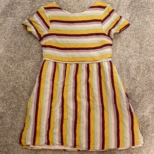 Striped madwell dress! With low back!